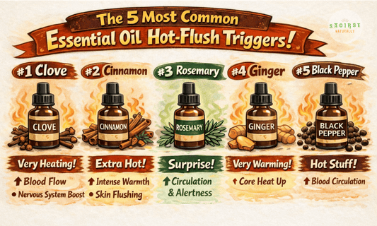 🔥 The 5 Most Common Essential Oil Hot-Flush Triggers