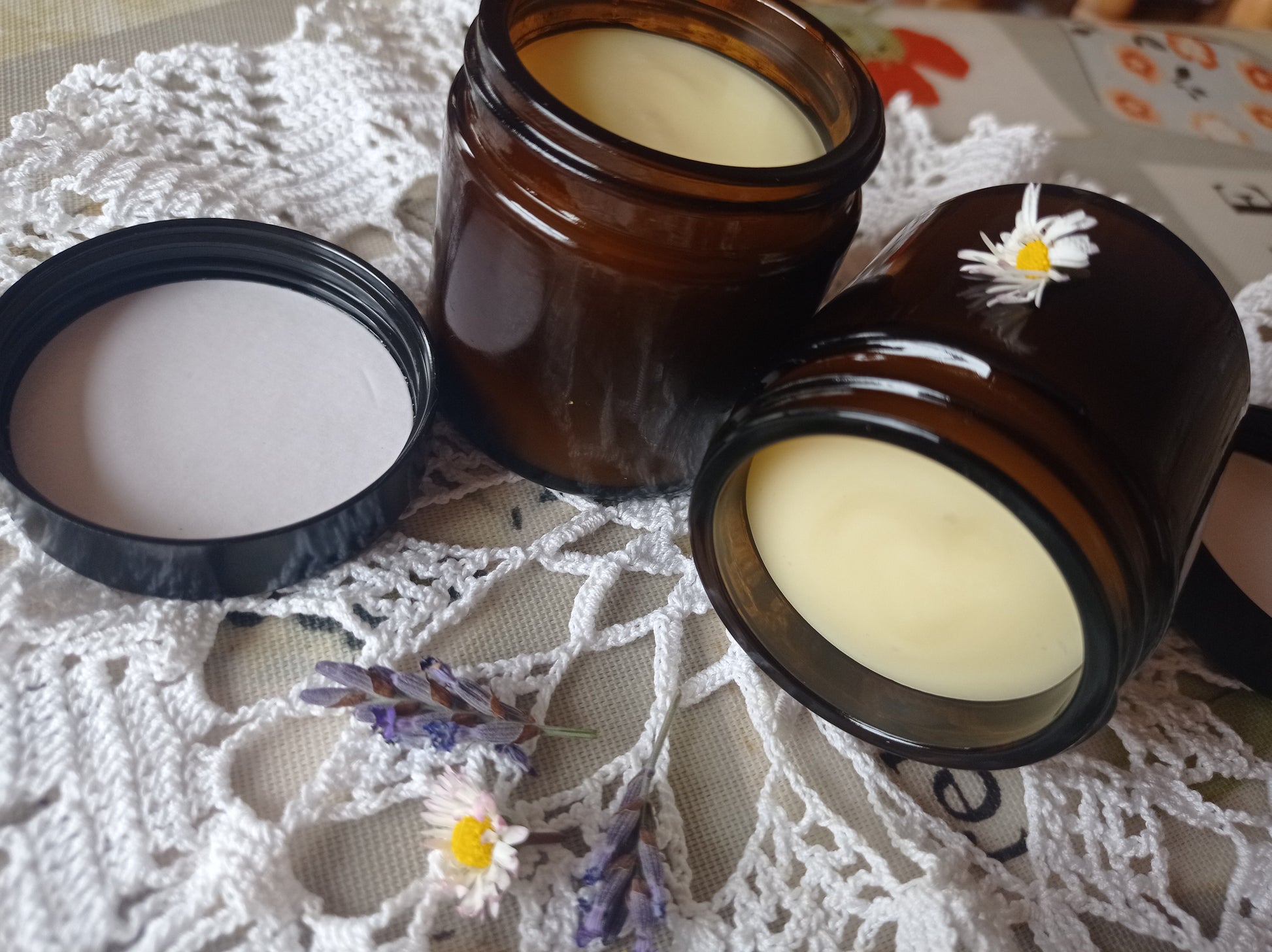 tallow balm - daisy and lavender