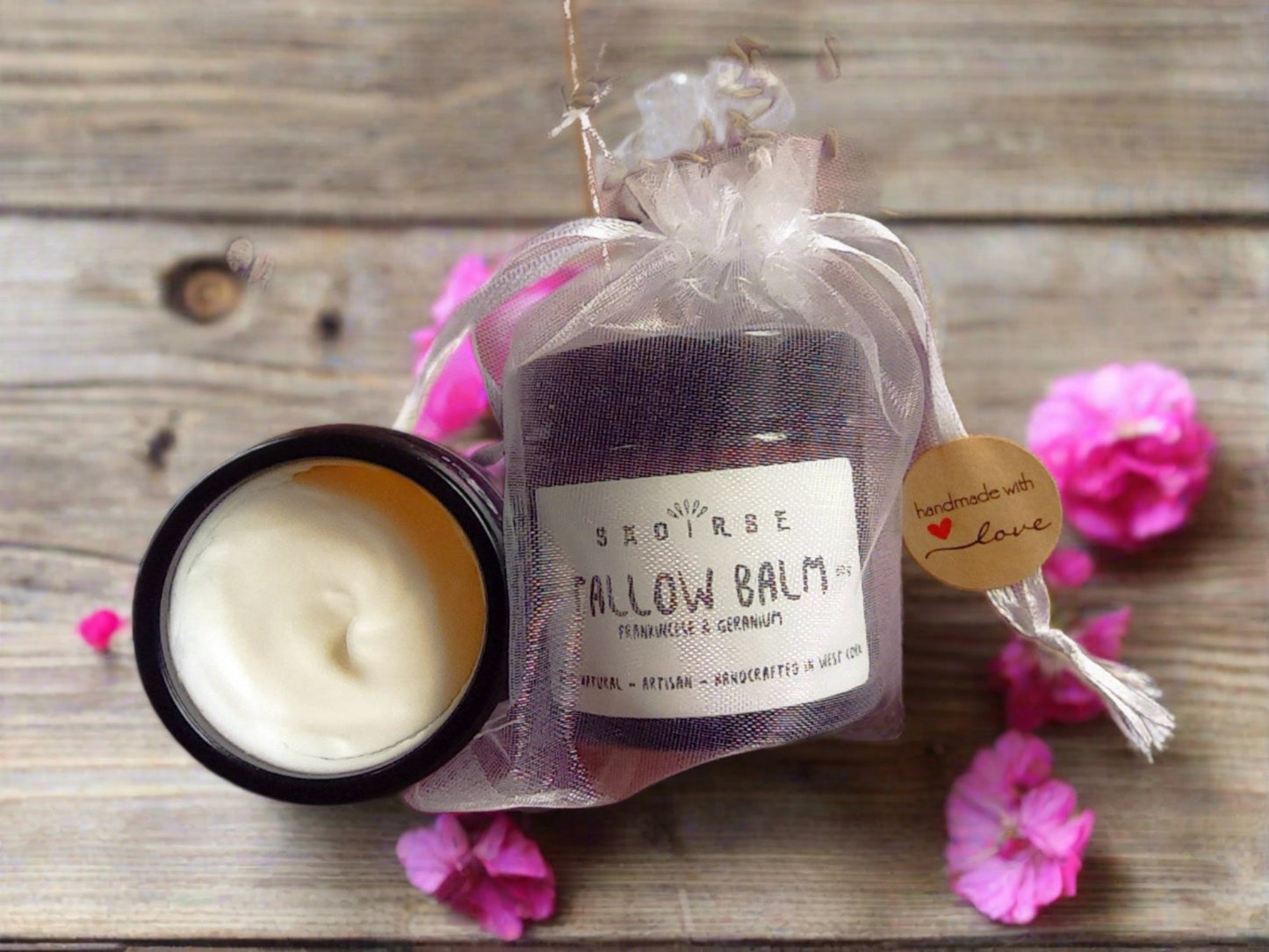 Tallow Balm with Frankincense and Geranium