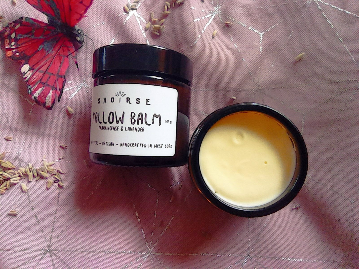 Tallow Balm with Frankincense and Lavender