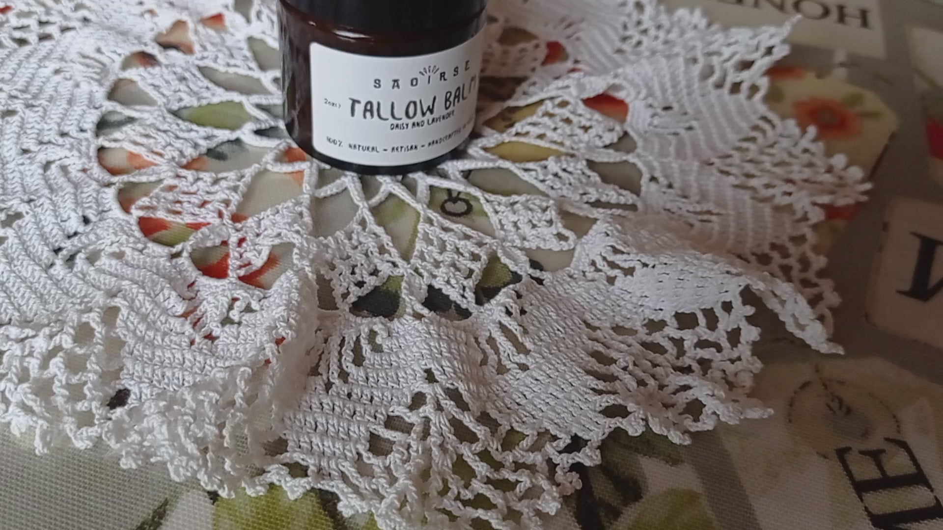 tallow balm daisy and lavender