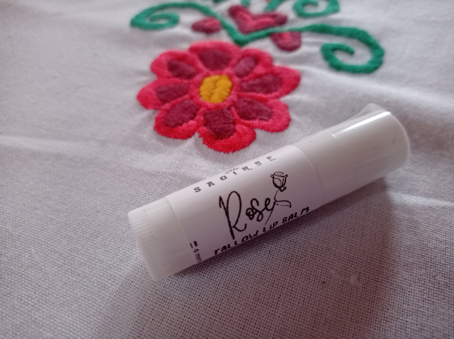 Tallow Lip Balm - Rose