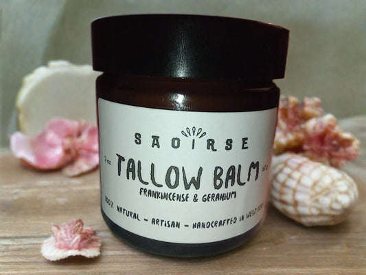 Tallow Balm with Frankincense and Geranium