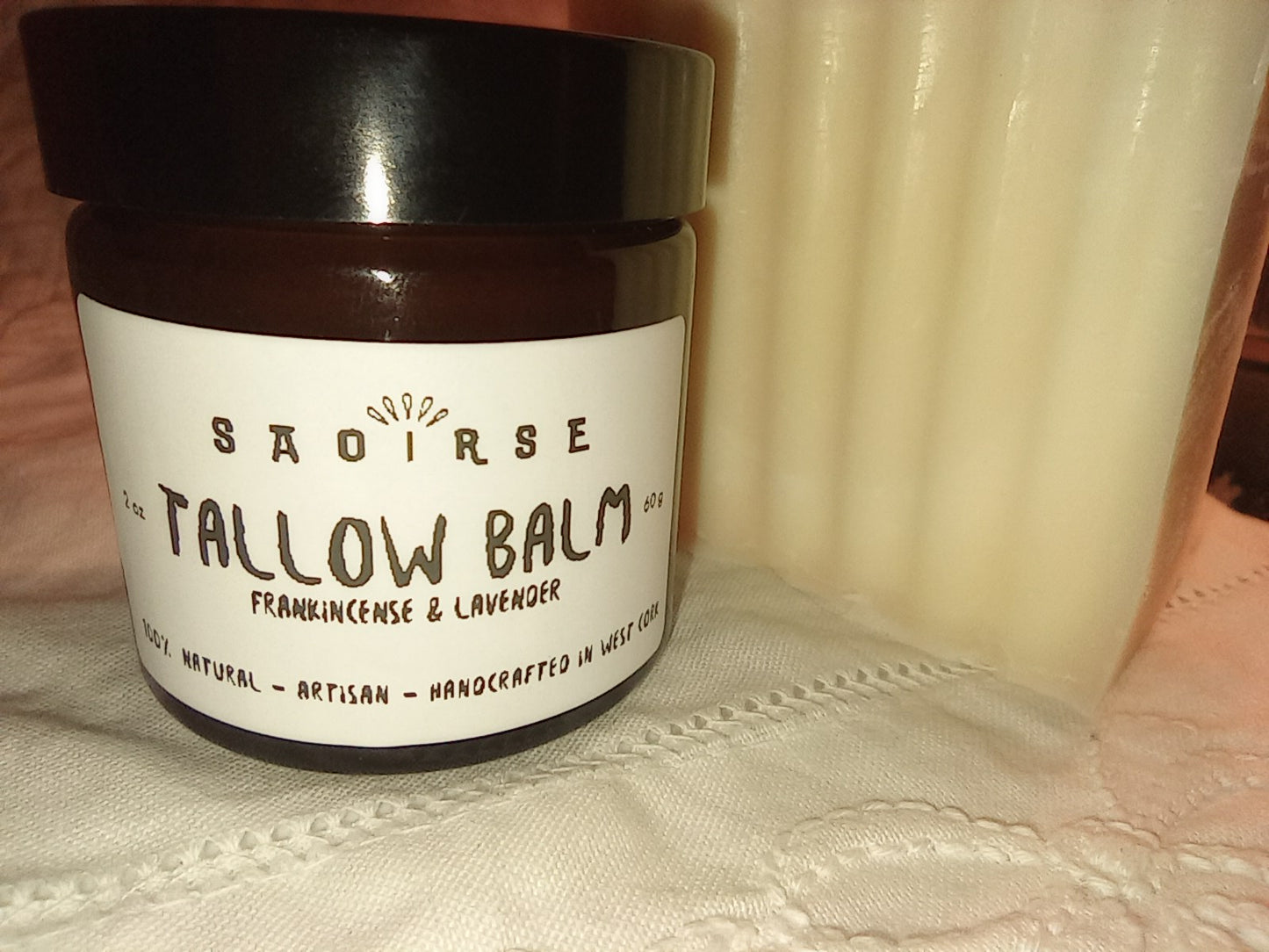 Tallow Balm with Frankincense and Lavender